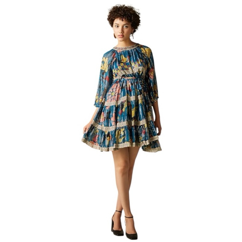 NWT Anthropologie Verb by Pallavi Singhee Alice Mini Dress